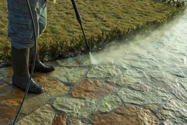 Stone Power Washing in Meridian