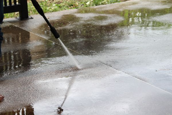 Concrete Deck Cleaning in Meridian