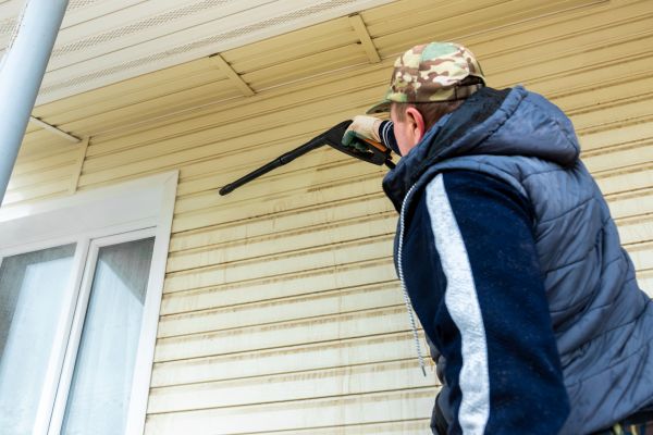 Vinyl Siding Pressure Cleaning in Meridian