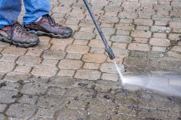 Stone Patio Cleaning in Meridian