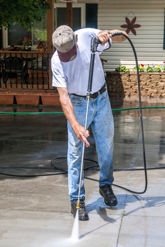 Power Washing in Spring